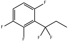 2-(1,1-Difluoropropyl)-1,3,4-trifluorobenzene Struktur