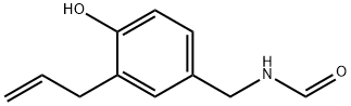 (3-Allyl-4-hydroxybenzyl)formamide Struktur