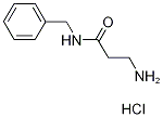 3-Amino-N-benzylpropanamide hydrochloride Struktur