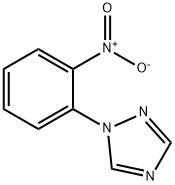 1H-1,2,4-triazole, 1-(2-nitrophenyl)- Struktur