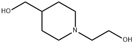 1-piperidineethanol, 4-(hydroxymethyl)- Struktur