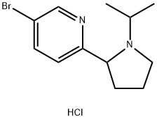 5-Bromo-2-(1-isopropyl-pyrrolidin-2-yl)-pyridine dihydrochloride Struktur