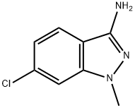 3-Amino-6-chloro-1-methyl-1H-indazole Struktur