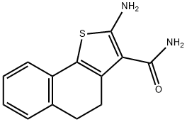 2-AMINO-4,5-DIHYDRONAPHTHO[1,2-B]THIOPHENE-3-CARBOXAMIDE Struktur