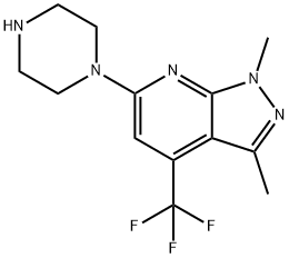 1,3-dimethyl-6-piperazino-4-(trifluoromethyl)-1H-pyrazolo[3,4-b]pyridine price.