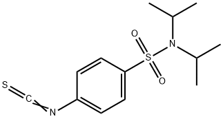 N,N-Diisopropyl-4-isothiocyanatobenzenesulfonamide Struktur