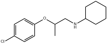 N-[2-(4-Chlorophenoxy)propyl]cyclohexanamine Struktur