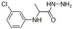 2-[(3-chlorophenyl)amino]propanohydrazide Struktur