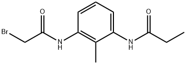 N-{3-[(2-Bromoacetyl)amino]-2-methylphenyl}propanamide Struktur