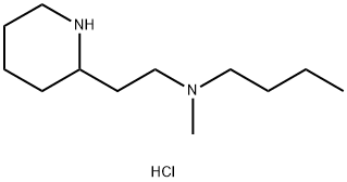 N-Methyl-N-[2-(2-piperidinyl)ethyl]-1-butanaminedihydrochloride Struktur