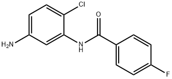 N-(5-Amino-2-chlorophenyl)-4-fluorobenzamide Struktur