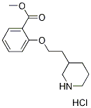 Methyl 2-[2-(3-piperidinyl)ethoxy]benzoatehydrochloride Struktur