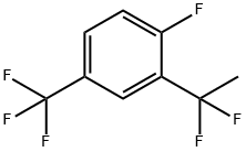 2-(1,1-Difluoroethyl)-1-fluoro-4-(trifluoromethyl)benzene Struktur