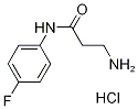 3-Amino-N-(4-fluorophenyl)propanamidehydrochloride Struktur