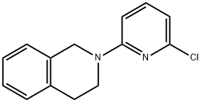 2-(6-Chloro-2-pyridinyl)-1,2,3,4-tetrahydroisoquinoline Struktur