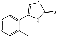 2-thiazolethiol, 4-(2-methylphenyl)- Struktur