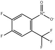 1,2-Difluoro-4-nitro-5-(trifluoromethyl)benzene Struktur