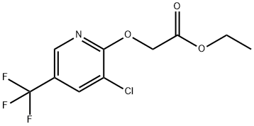 (3-Chloro-5-trifluoromethyl-pyridin-2-yloxy)-acetic acid ethyl ester Struktur