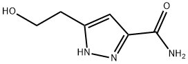 5-(2-Hydroxyethyl)-1H-pyrazole-3-carboxamide Struktur