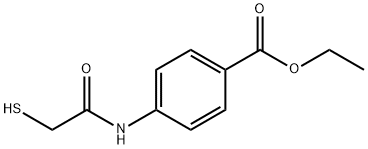 Ethyl 4-[(mercaptoacetyl)amino]benzoate Struktur