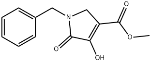 Methyl 1-benzyl-4-hydroxy-5-oxo-2,5-dihydro-1H-pyrrole-3-carboxylate Struktur