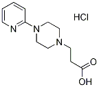 3-(4-PYRIDIN-2-YL-PIPERAZIN-1-YL)-PROPIONIC ACIDHYDROCHLORIDE Struktur