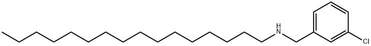 N-(3-Chlorobenzyl)-1-hexadecanamine Struktur