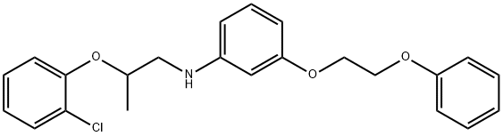 N-[2-(2-Chlorophenoxy)propyl]-3-(2-phenoxyethoxy)aniline Struktur