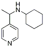 N-[1-(pyridin-4-yl)ethyl]cyclohexanamine Struktur