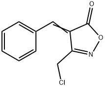 (4E)-4-benzylidene-3-(chloromethyl)isoxazol-5(4H)-one Struktur