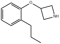 3-(2-Propylphenoxy)azetidine Struktur