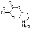 3-Pyrrolidinyl 2,2,2-trichloroacetatehydrochloride Struktur