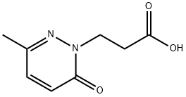 3-(3-Methyl-6-oxo-6H-pyridazin-1-yl)-propionic acid Struktur