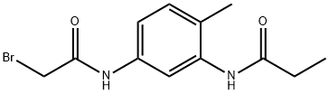 N-{5-[(2-Bromoacetyl)amino]-2-methylphenyl}propanamide Struktur