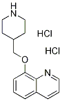 8-(4-Piperidinylmethoxy)quinoline dihydrochloride Struktur