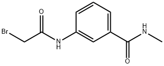 3-[(2-Bromoacetyl)amino]-N-methylbenzamide Struktur