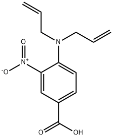 4-(Diallylamino)-3-nitrobenzoic acid Struktur