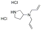 N,N-Diallyl-3-pyrrolidinamine dihydrochloride Struktur