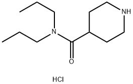 N,N-Dipropyl-4-piperidinecarboxamide hydrochloride Struktur