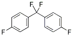 Bis(4-fluorophenyl)difluoromethane Struktur