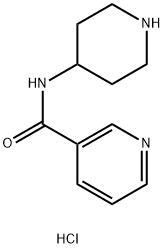 N-(4-Piperidinyl)nicotinamide hydrochloride Struktur