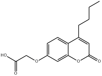 [(4-Butyl-2-oxo-2H-chromen-7-yl)oxy]acetic acid Struktur