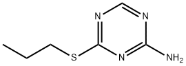 4-(Propylthio)-1,3,5-triazin-2-amine Struktur