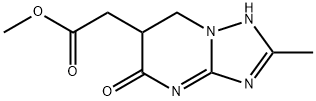 Methyl (2-methyl-5-oxo-4,5,6,7-tetrahydro-[1,2,4]triazolo[1,5-a]pyrimidin-6-yl)acetate Struktur