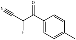 2-Fluoro-3-(4-methylphenyl)-3-oxopropanenitrile Struktur