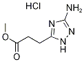 Methyl 3-(3-amino-1H-1,2,4-triazol-5-yl)-propanoate hydrochloride Struktur