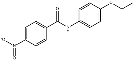 N-(4-Ethoxyphenyl)-4-nitrobenzamide Struktur