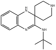 N-(tert-Butyl)-1'H-spiro[piperidine-4,2'-quinoxalin]-3'-amine Struktur