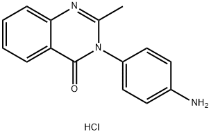 3-(4-AMINO-PHENYL)-2-METHYL-3H-QUINAZOLIN-4-ONEHYDROCHLORIDE Struktur