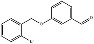 3-[(2-Bromobenzyl)oxy]benzaldehyde Structure